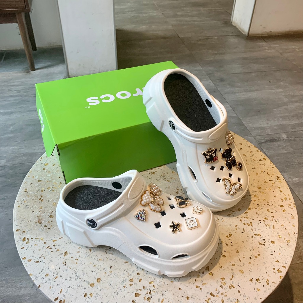 Dép bánh mì,Dép Sục đế cao Dép  FASHION Đế độn tăng chiều cao 6cm chất eva siêu nhẹ