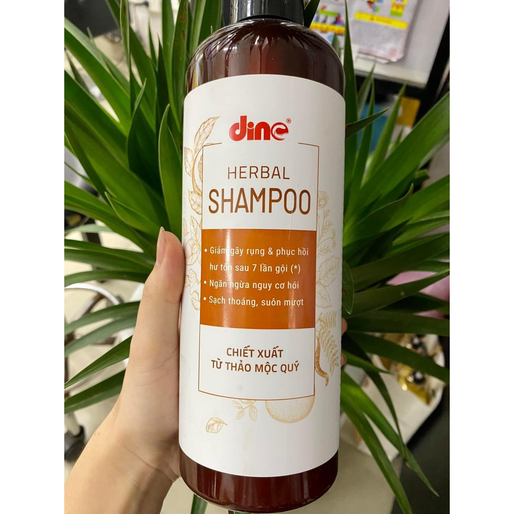 Cặp dầu gội xả thảo mộc dưỡng sinh Dino 700ml giúp giảm gãy rụng và phục hồi tóc hư tổn