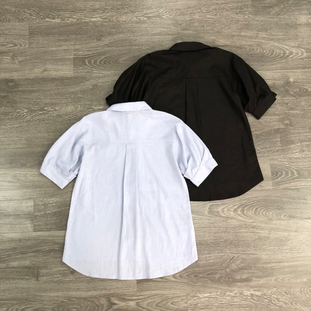 Áo MIXX@ sơ mi linen túi mổ KAMI