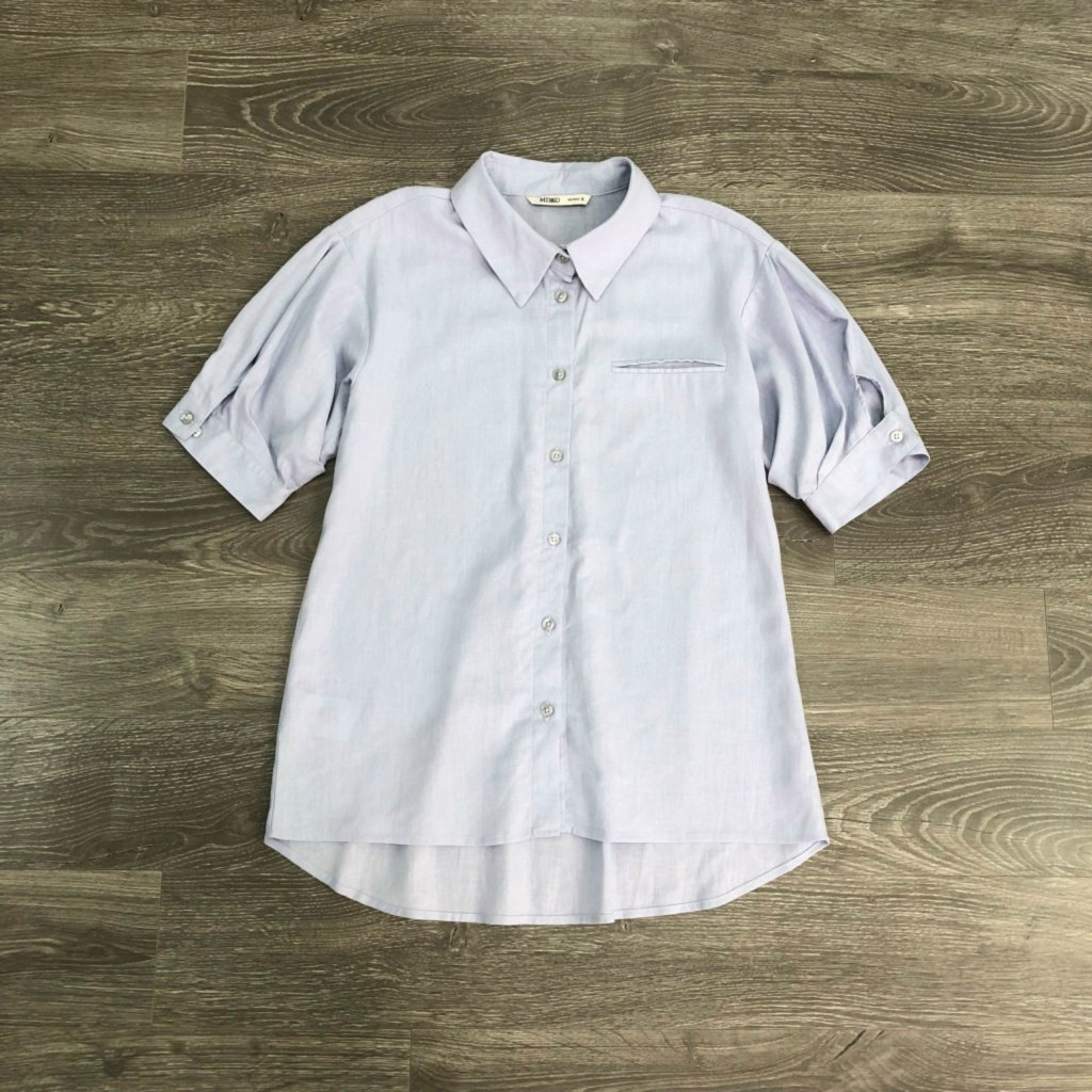 Áo MIXX@ sơ mi linen túi mổ KAMI