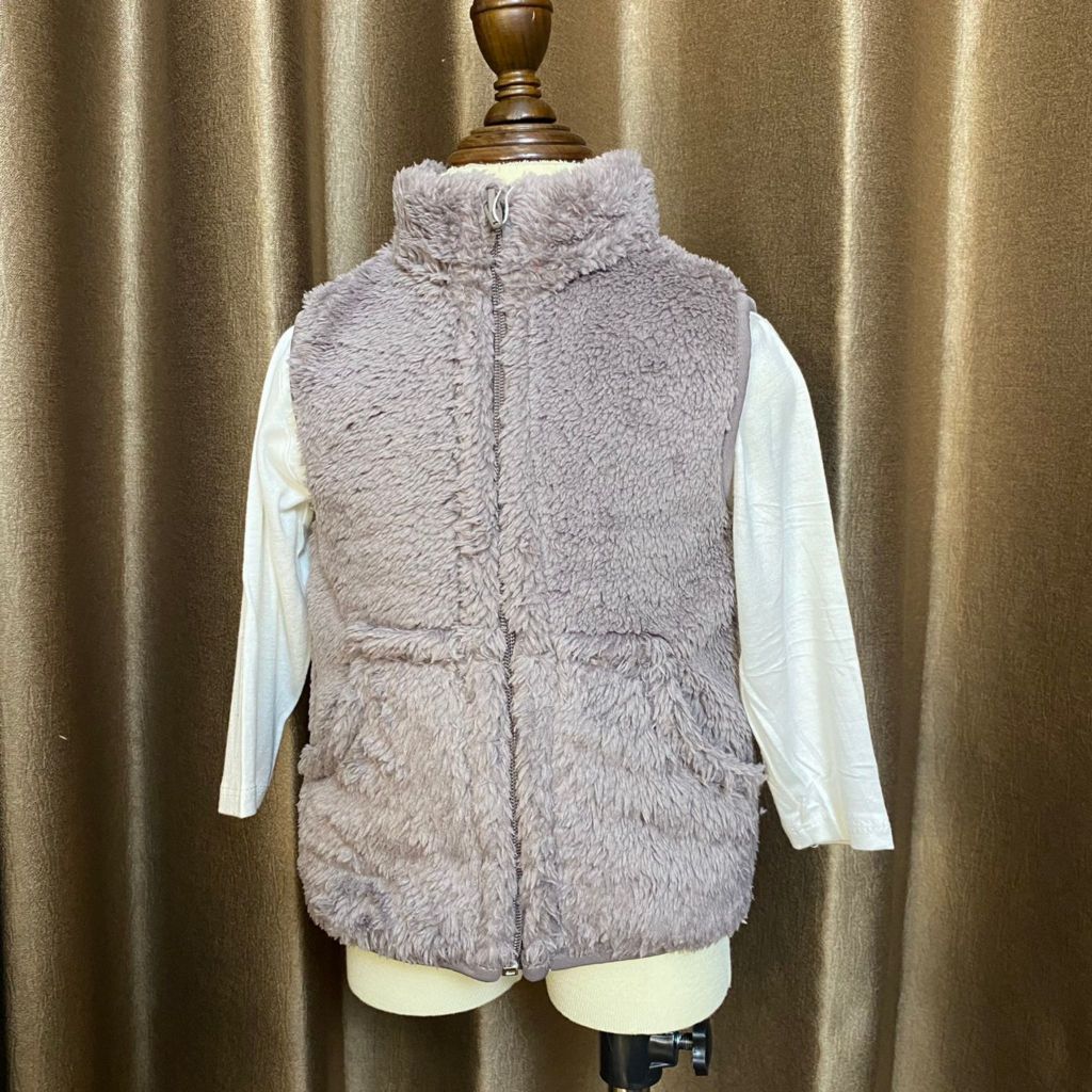 Áo khoác gile lông cừu nhiều màu sắc cho bé