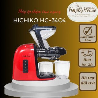 Máy ép chậm nguyên quả trục ngang cổ to Hichiko HC-3404
