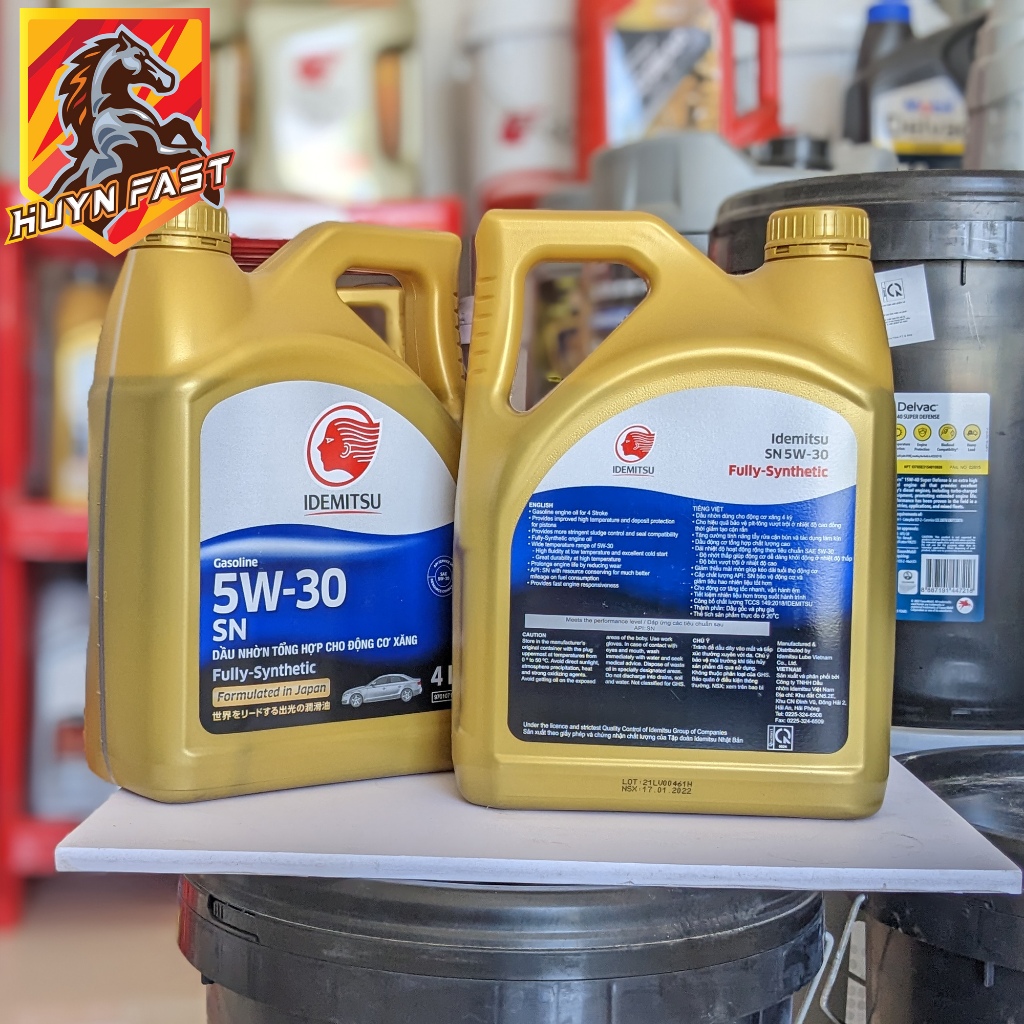 Dầu Nhớt Xe Ô-tô IDEMITSU 5W30 - 100% Tổng hợp Cao cấp