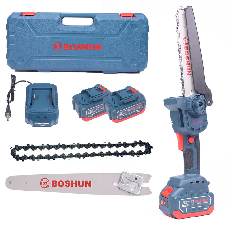 Dây xích lưỡi cưa bộ cưa xích pin Boshun 8 Inch  -  Sên xích cưa pin cầm tay chính hãng- Bảo hành 12 tháng