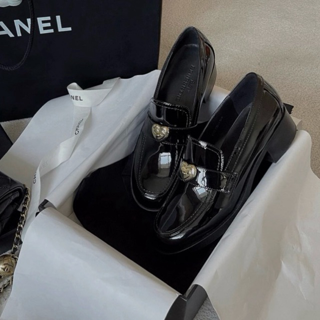 Giày loadfer da bóng khoá tim MK10 GNCM