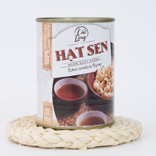 Hạt sen nước đường asia home cát long 565 gram, cam kết hàng chính hãng