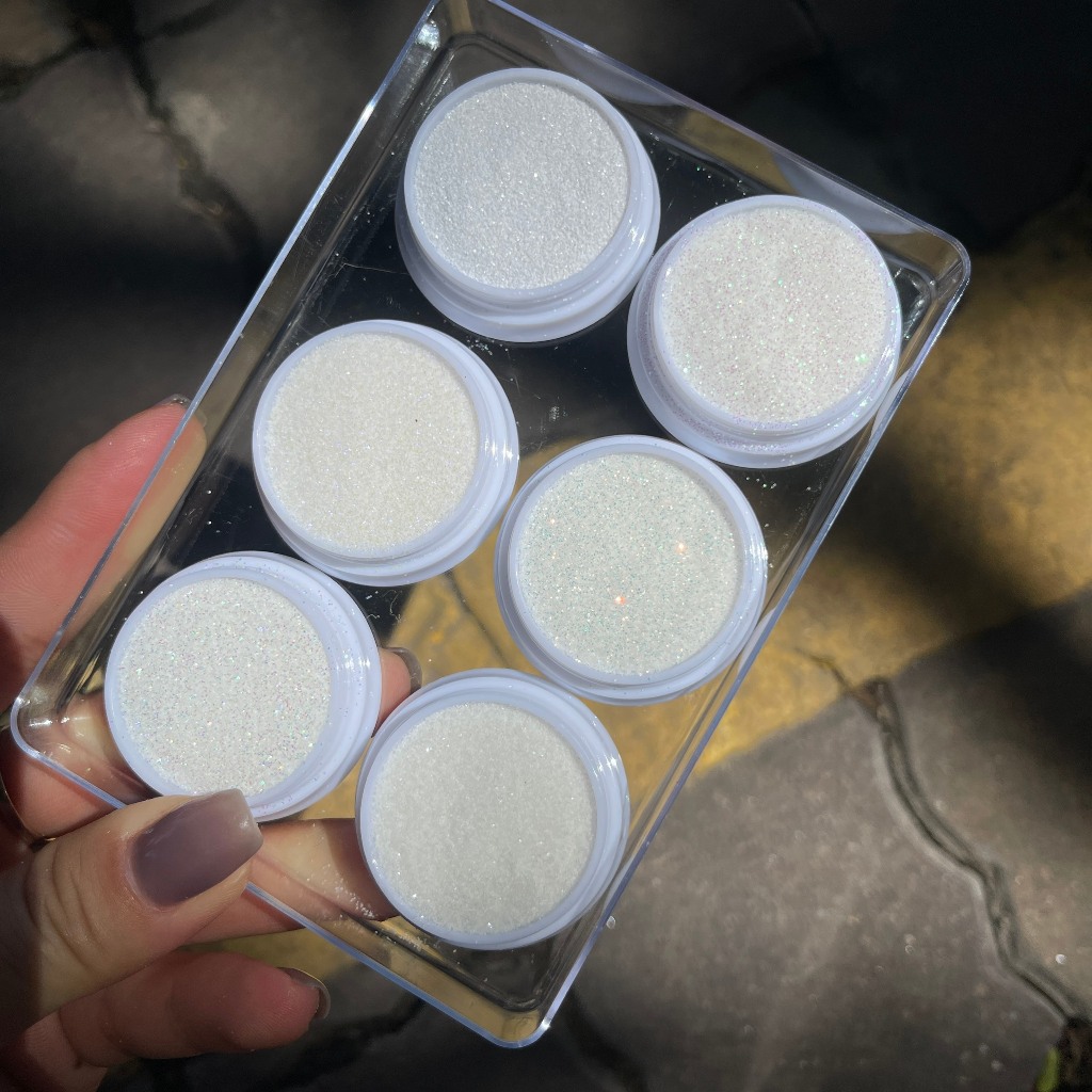 Set 6 nhũ rắc móng sần Hàn Quốc
