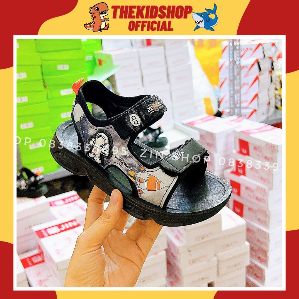 Sandal Bé Trai Phi Hành Gia 3D Chắc Chắn AD95 Êm Chân, Dép Quai Hậu Bé Trai Phong Cách Hàn Quốc Cho Bé 2-8 Tuổi