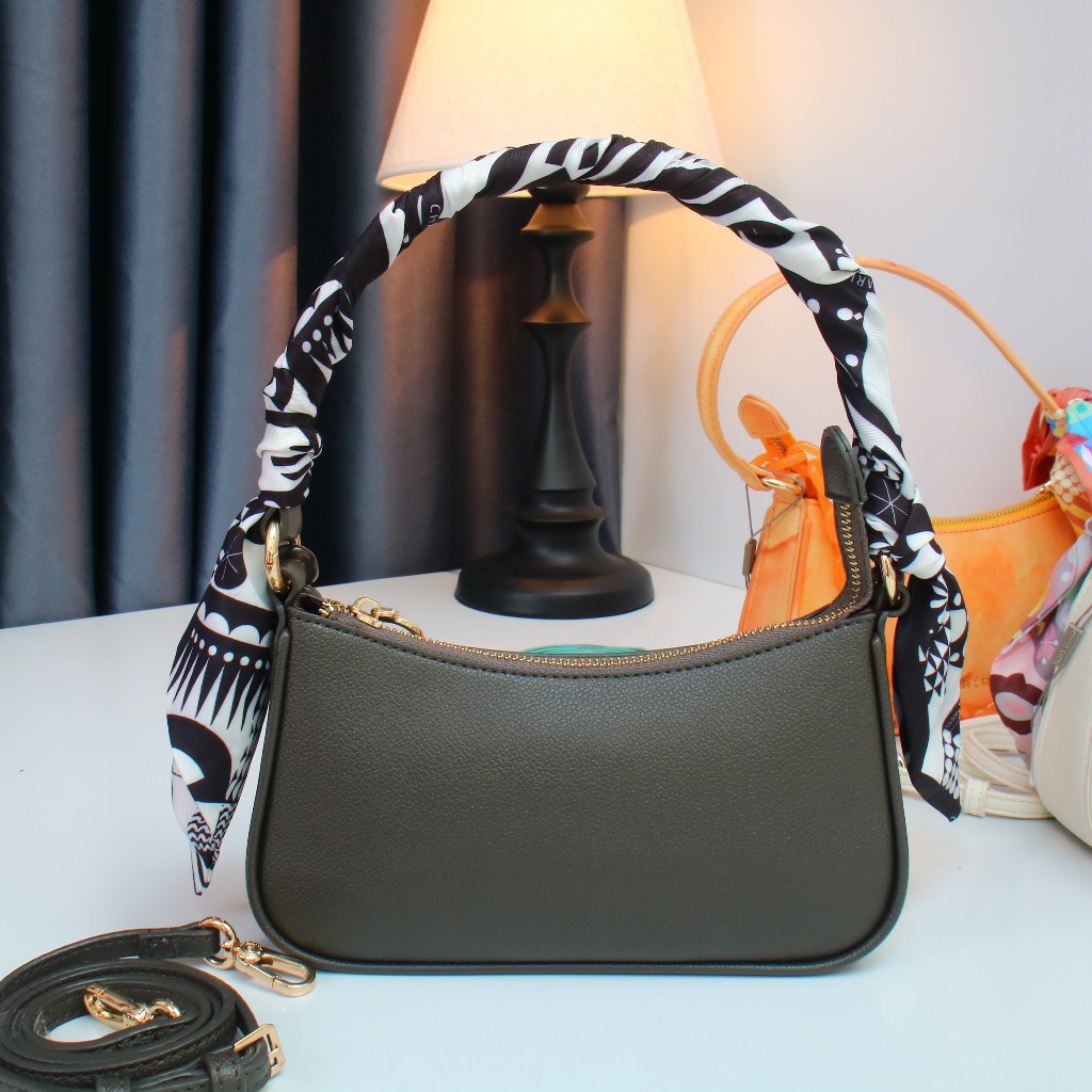 Túi kẹp nách nữ CK2-80151122 kèm dây lụa đủ màu sẵn hàng