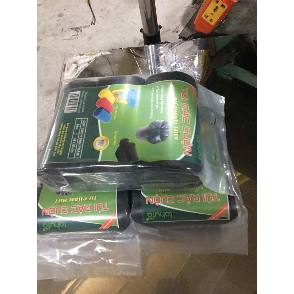 0,5kg  túi đựng rác tự phân hủy màu đen