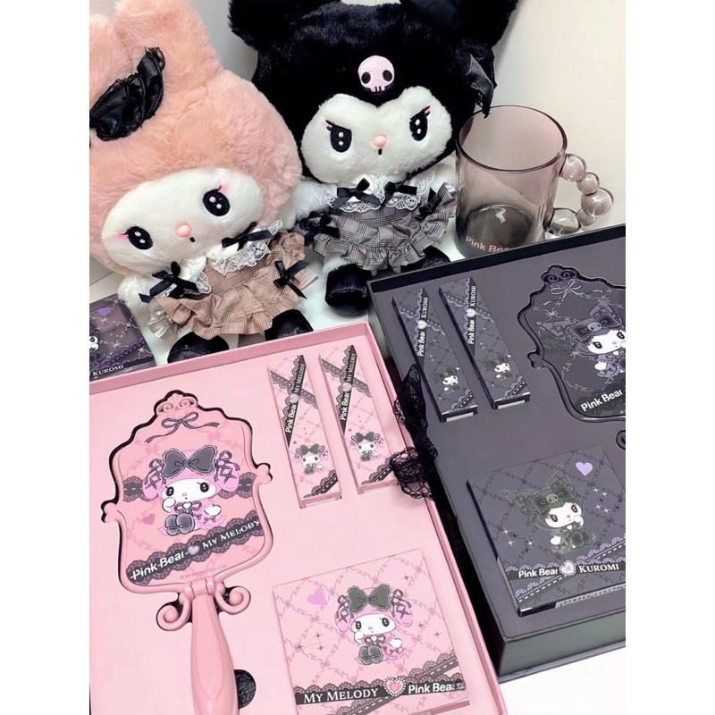 Set Makeup PINK BEAR 4 Món My Melody x Kuromi