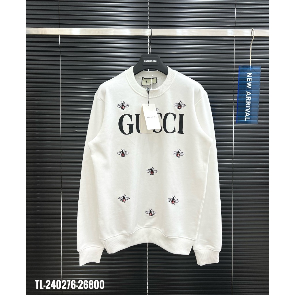 Áo Nỉ Nam GC In Chữ Màu Đen Be Cực Đẹp - Áo Nam GC Chất Nỉ Dày Dặn Chữ In Siêu Net