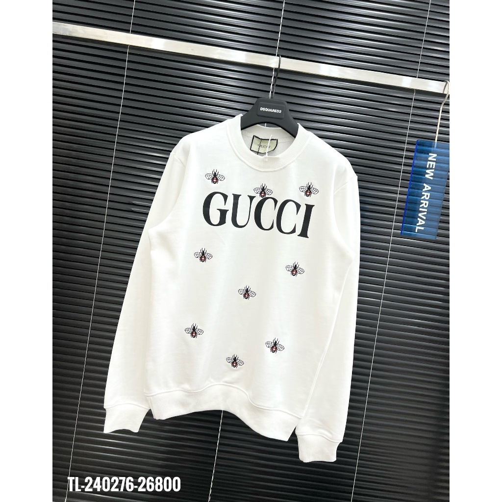 Áo Nỉ Nam GC In Chữ Màu Đen Be Cực Đẹp - Áo Nam GC Chất Nỉ Dày Dặn Chữ In Siêu Net