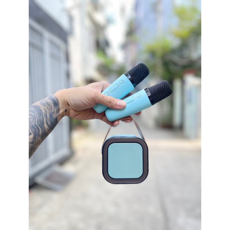 LOA BLUETOOTH MIC KINYO 2 mic không dây