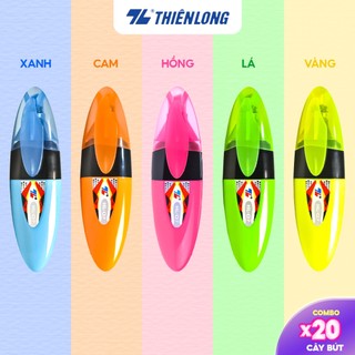 Combo bút dạ quang thiên long hl-07
