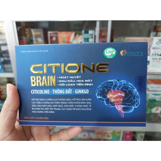 Citione Brain - Hỗ trợ hoạt huyết, tăng cường lưu thông máu, rối loạn tiền đình