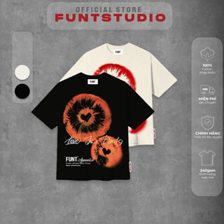 Áo Thun Tay Lỡ Form Rộng FUNT LOVE IN MIND TEE