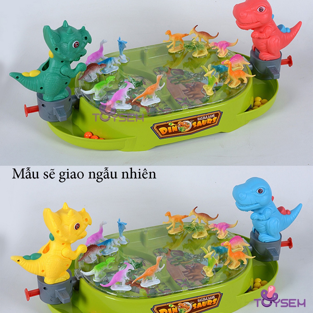 Đồ chơi khủng long đại chiến bắn ngã gay cấn rèn luyện tay mắt linh hoạt hơn cho bé từ 3 tuổi - Quà tặng sinh nhật