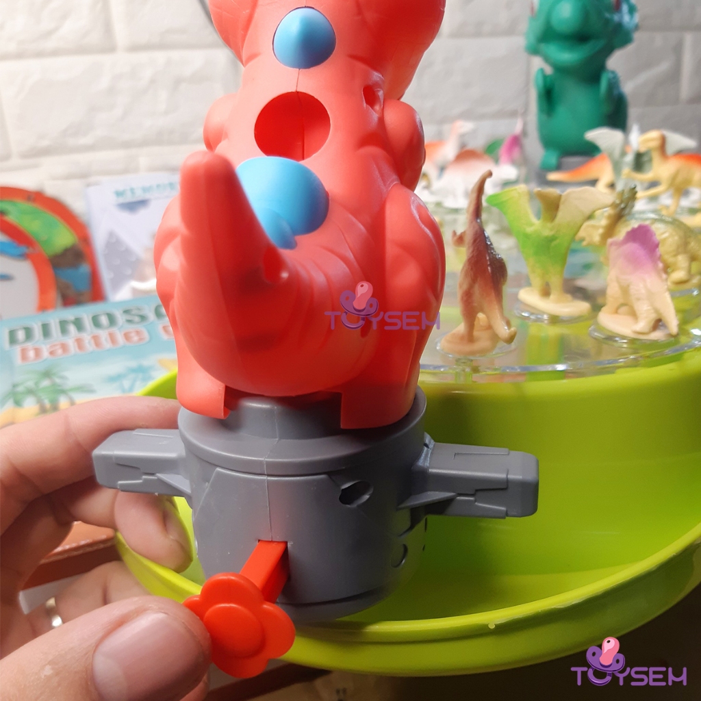 Đồ chơi khủng long đại chiến bắn ngã gay cấn rèn luyện tay mắt linh hoạt hơn cho bé từ 3 tuổi - Quà tặng sinh nhật