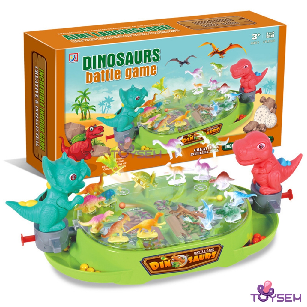 Đồ chơi khủng long đại chiến bắn ngã gay cấn rèn luyện tay mắt linh hoạt hơn cho bé từ 3 tuổi - Quà tặng sinh nhật