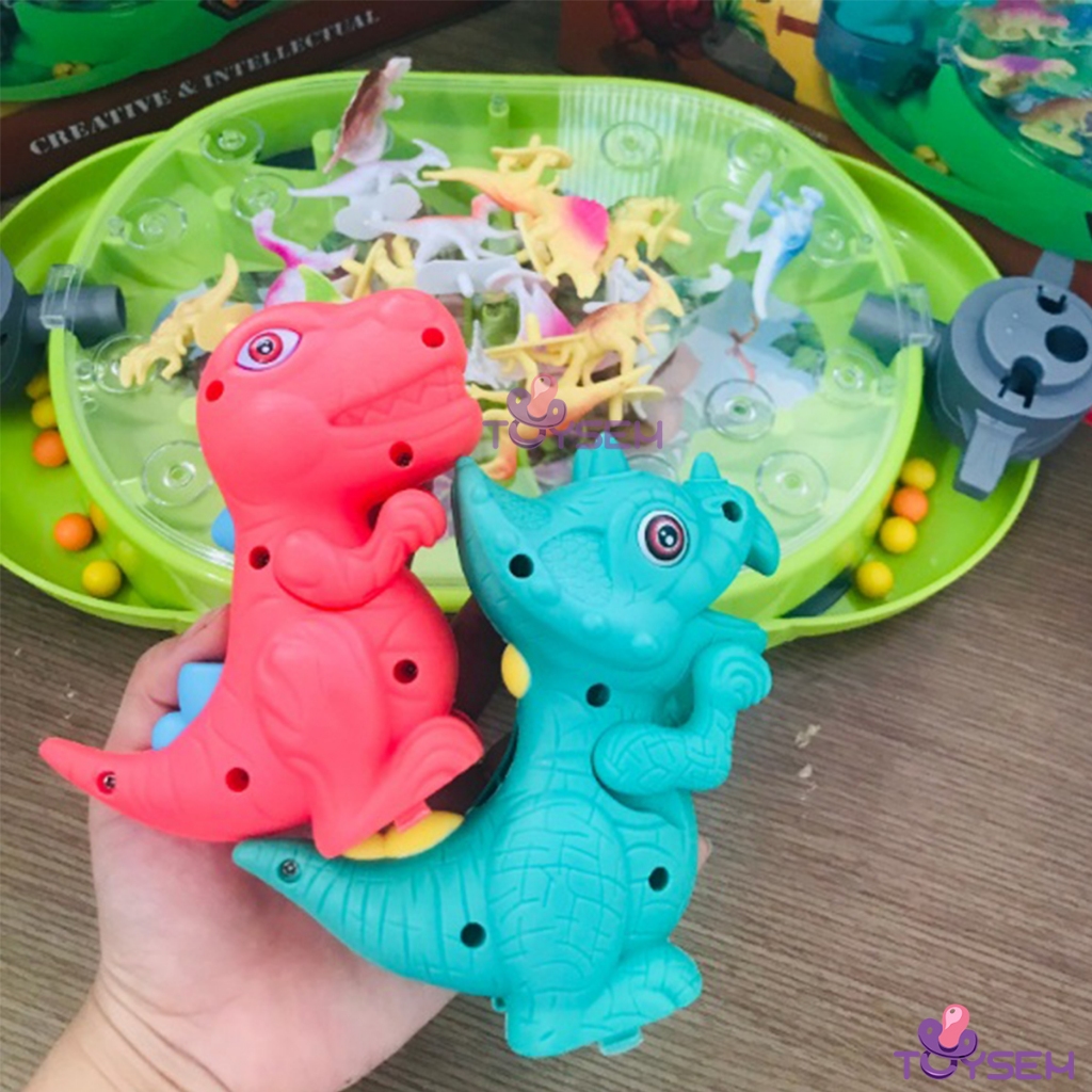 Đồ chơi khủng long đại chiến bắn ngã gay cấn rèn luyện tay mắt linh hoạt hơn cho bé từ 3 tuổi - Quà tặng sinh nhật