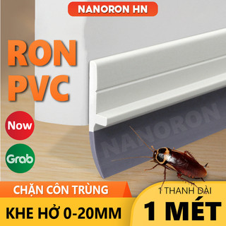 Thanh PVC chặn cửa đa năng, ron đáy cửa ngăn côn trùng bụi bẩn, chắn gió điều hòa, tránh kẹp chân em bé NANORON