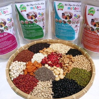 1KG BỘT NGŨ CỐC 17 LOẠI HẠT MẸ TÔM (DINH DƯỠNG, TĂNG CÂN, GIẢM CÂN, LỢI SỮA, NỘI TIẾT TỐ,NGŨ CỐC KHÔNG ĐẬU NÀNH, BÀ BẦU)