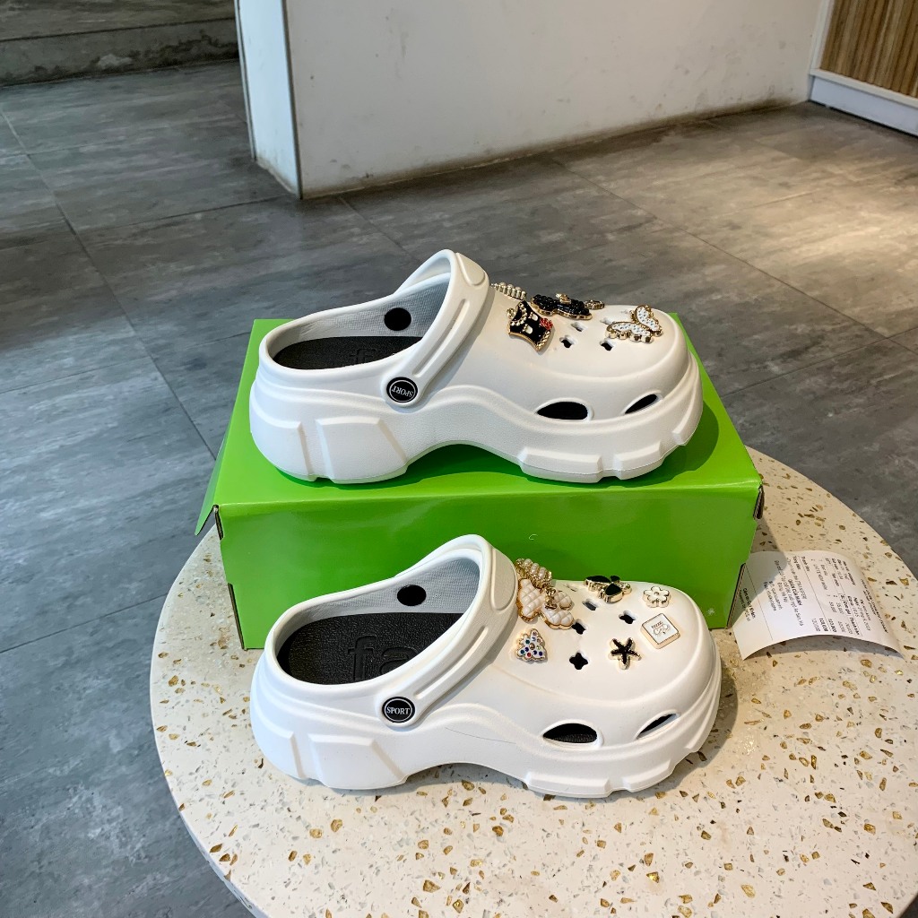 Dép bánh mì,Dép Sục đế cao Dép  FASHION Đế độn tăng chiều cao 6cm chất eva siêu nhẹ