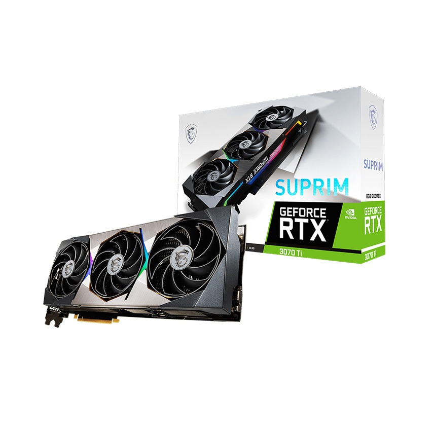 CARD MÀN HÌNH MSI RTX 3070 TI SUPRIM 8G, 1 ĐỔI 1 TRONG 30 NGÀY