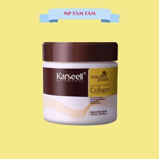 Hấp ủ tóc colagen mềm mượt karseell hũ 500ml