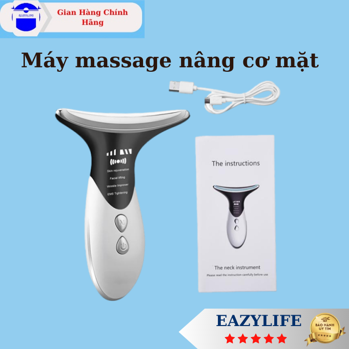 Máy Massage nâng cơ mặt, làm chậm quá trình lão hóa, làm sạch thu nhỏ lỗ chân lông