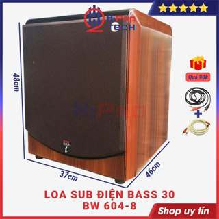 Loa Trầm Bass 30 B&W 604-8 350W - Tặng Dây AV, Sub Điện Bass 30 Sub Mặt Cao Cấp Cho Gia Đình-H2Pro