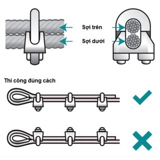 Khóa cáp,cóc cáp,ốc siết dây thép