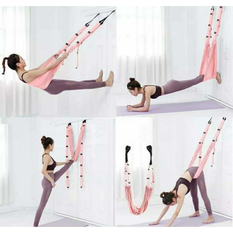 Võng tập Yoga, dây tập yoga trên không, võng yoga treo cửa