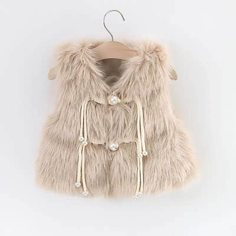 Áo Gile Bé Gái lông Qccc đẹp sz 12-28kg