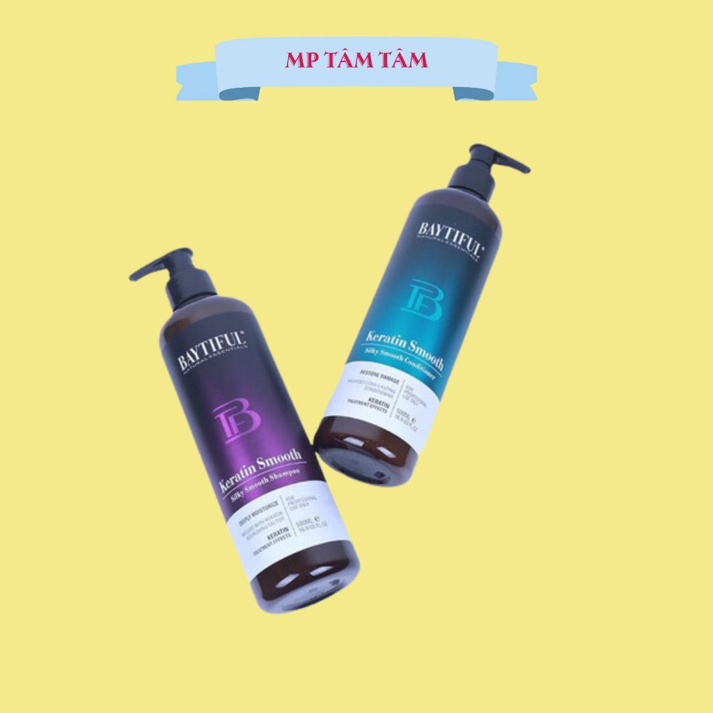 DẦU GỘI XẢ SIÊU MỀM MƯỢT BAYTIFUL dung tích 500ml