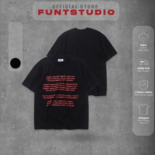 ÁO THUN TAY LỠ UNISEX FUNT QUOTES TEE