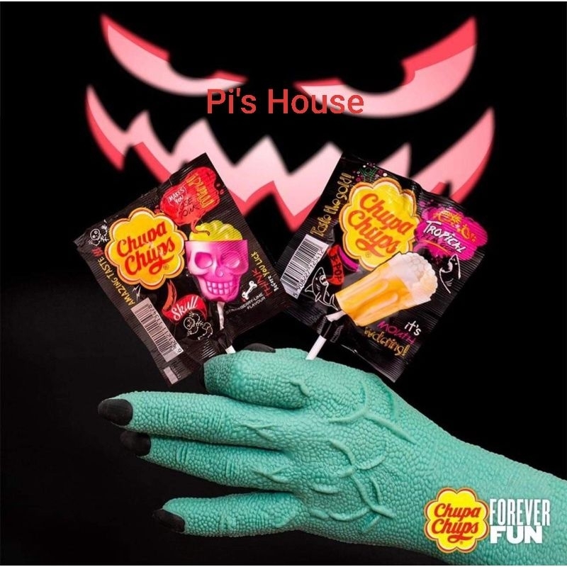 HỘP 50 QUE KẸO MÚT HALLOWEEN CHUPACHUPS