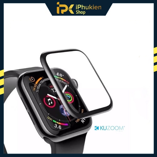 [AW SERIES 10] Cường lực dẻo KUZOOM kèm khung hỗ trợ dán cho AW Series 1 đến Series 10