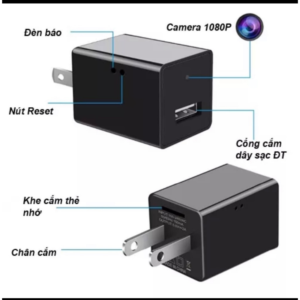 Camera wifi ghi hình thông minh, xem từ xa, tự động quay lưu, chất lượng 1080P. Bảo hành 6 tháng