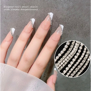 Sét dây xích đá 50cm trang trí nail