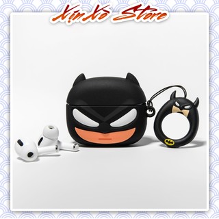 Ốp bảo vệ Airpod 2/3/Pro/Pro2 NGƯỜI DƠI BATMAN kèm móc khóa cao cấp - XỊN XÒ Store