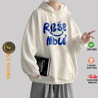 ÁO HOODIE NỈ NGOẠI NAM NỮ UNISEX ULZZANG THU ĐÔNG IN RESE FORM RỘNG NÓN TO BAO ĐẸP, BAO CHẤT