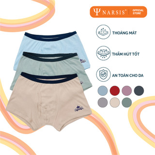 Quần lót đùi bé trai NARSIS chất liệu Cotton  mềm mát thoải mái khi bé mặc