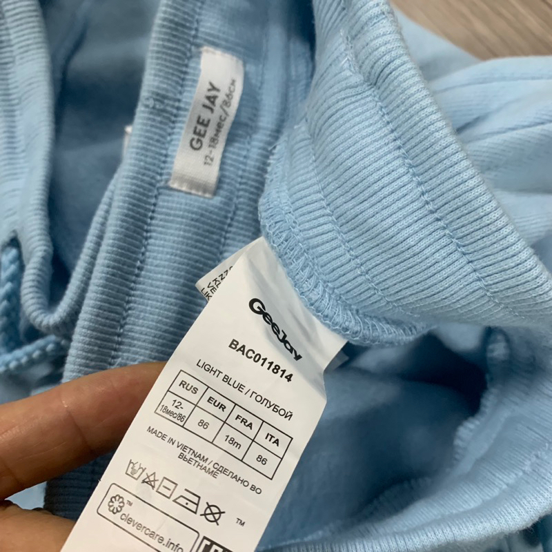 Quần jogger nỉ bông bé trai hàng xuất Nga