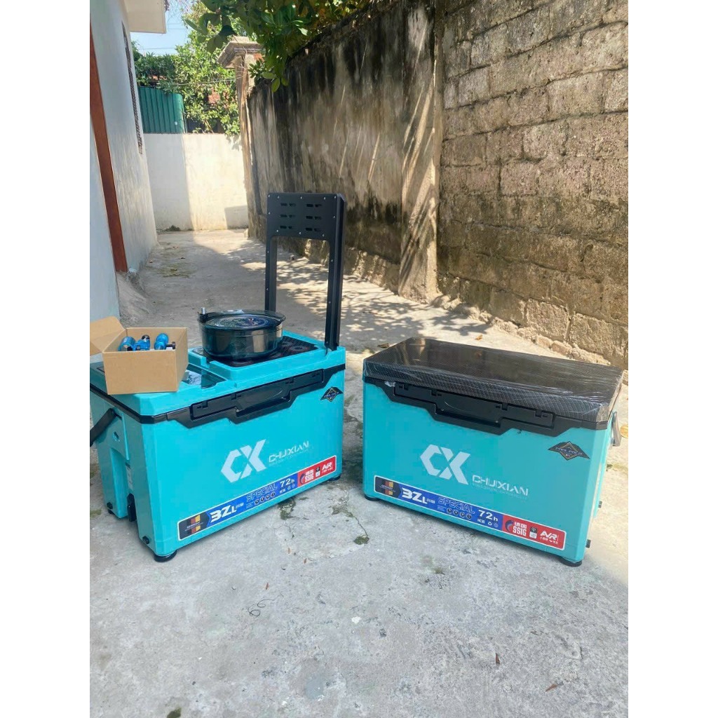 Thùng câu đài CX CHUXIAN 32L màu hồng