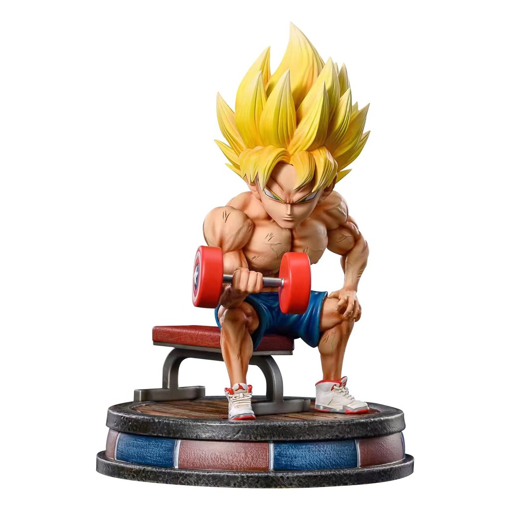 Mô hình đồ chơi Son Goku 17cm tập gym Dragon Ball