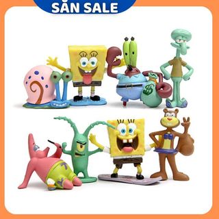 Mô Hình Đồ Chơi Các Nhân Vật Trong Phim (Chú bọt biển tinh nghịch SpongeBob)
