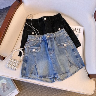 Chân Váy Jean Bigsize Nữ Mập Fashion Quần Jean Gỉa Váy Xẻ Tà Co Giãn 4 Chiều Thiết Kế Thon Gọn Dễ Phối QU0015