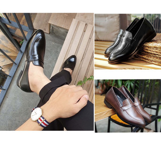 Giày lười Loafer nam tăng chiều cao da bò nguyên tấm cao cấp Toroshoes TC575 ( nhiều màu, nhiều lựa chọn, siêu đẹp)